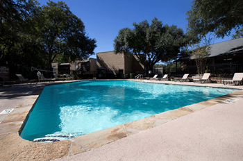 Two sparkling swimming pools